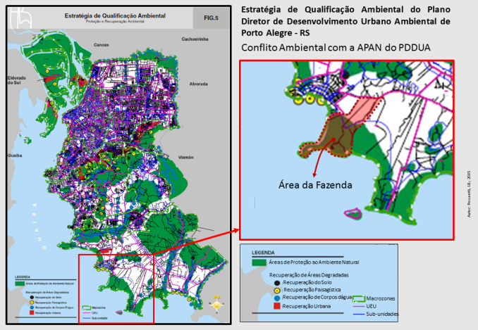 Conflito com a Estratégia de Qualificação Ambiental de Porto Alegre